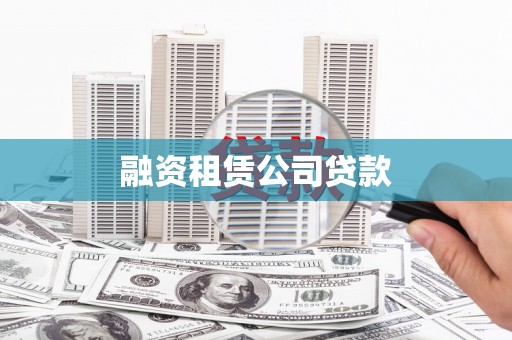 双河融资租赁公司贷款