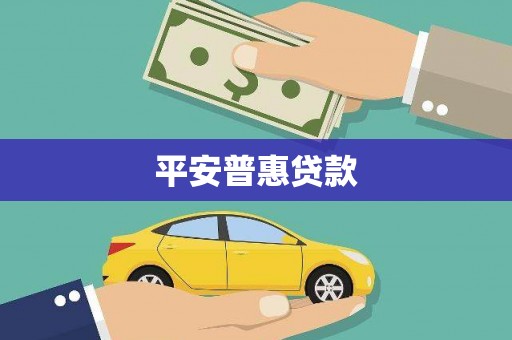 双河平安普惠贷款