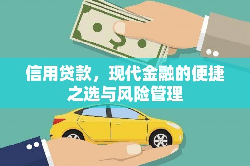 双河信用贷款，现代金融的便捷之选与风险管理