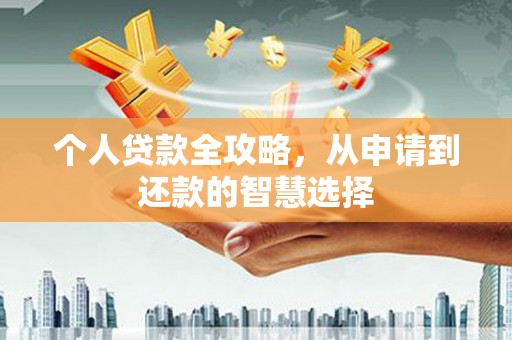 双河个人贷款全攻略，从申请到还款的智慧选择