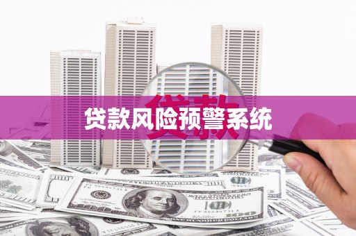 双河贷款风险预警系统