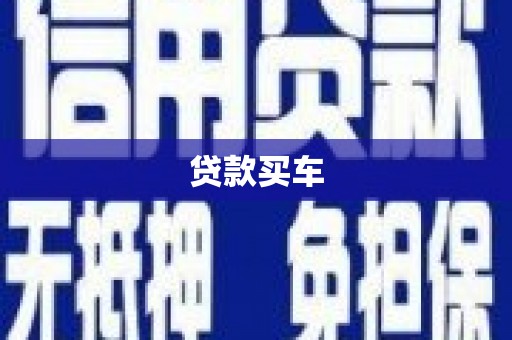 双河贷款买车