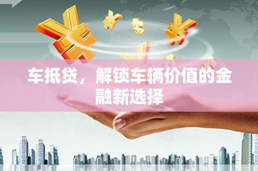 双河车抵贷，解锁车辆价值的金融新选择