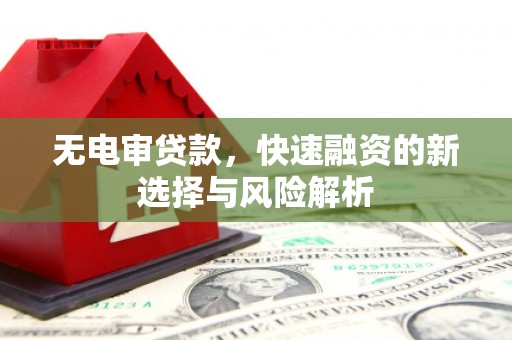 双河无电审贷款，快速融资的新选择与风险解析