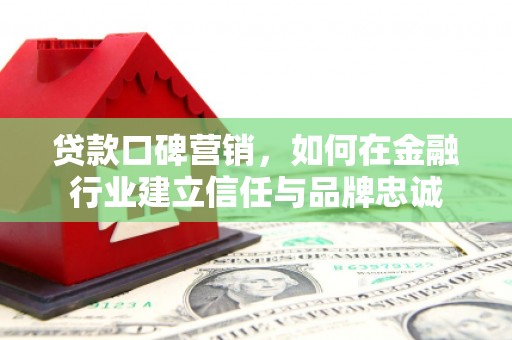 双河贷款口碑营销，如何在金融行业建立信任与品牌忠诚