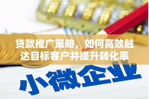 双河贷款推广策略，如何高效触达目标客户并提升转化率