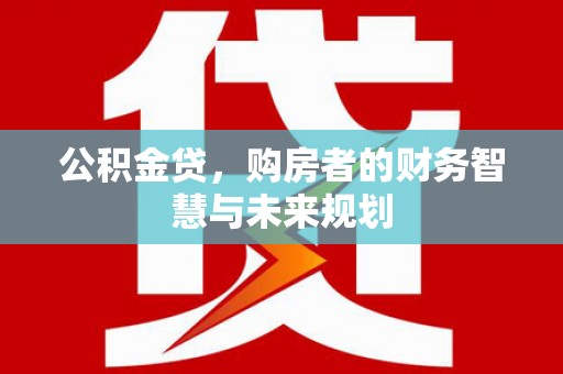 双河公积金贷，购房者的财务智慧与未来规划