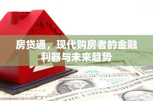 双河房贷通，现代购房者的金融利器与未来趋势