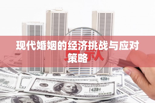 双河现代婚姻的经济挑战与应对策略