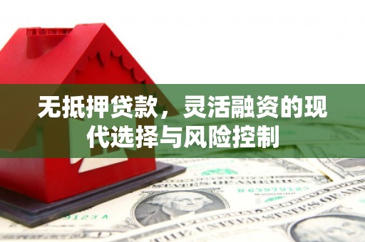 双河无抵押贷款，灵活融资的现代选择与风险控制