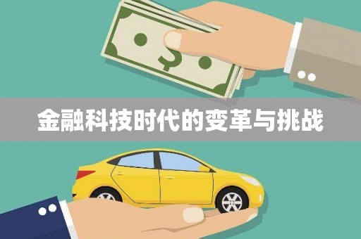 双河金融科技时代的变革与挑战