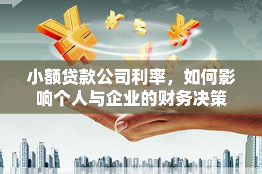 双河小额贷款公司利率，如何影响个人与企业的财务决策