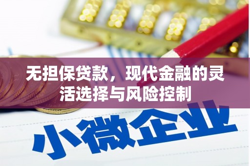 双河无担保贷款，现代金融的灵活选择与风险控制