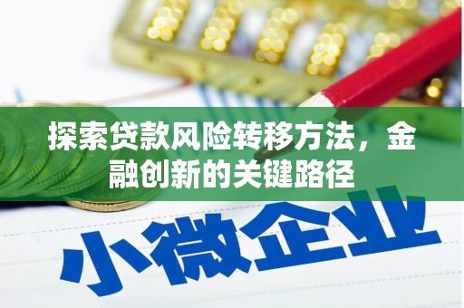 双河探索贷款风险转移方法，金融创新的关键路径