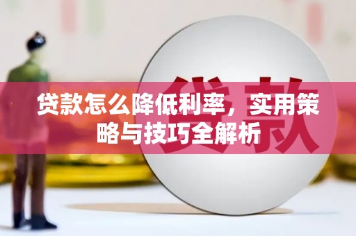 双河贷款怎么降低利率，实用策略与技巧全解析