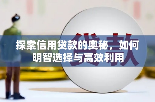 双河探索信用贷款的奥秘，如何明智选择与高效利用
