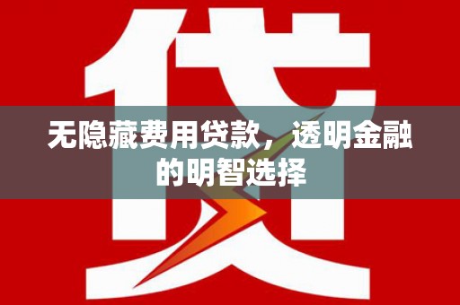 双河无隐藏费用贷款，透明金融的明智选择