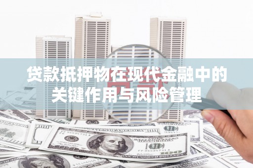 双河贷款抵押物在现代金融中的关键作用与风险管理