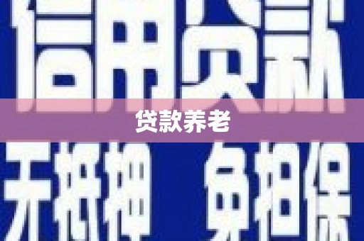 双河贷款养老