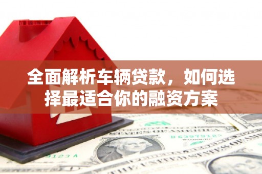 双河全面解析车辆贷款，如何选择最适合你的融资方案