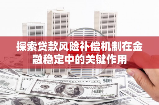 双河探索贷款风险补偿机制在金融稳定中的关键作用
