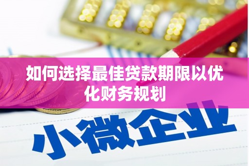 双河如何选择最佳贷款期限以优化财务规划