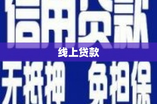 双河线上贷款