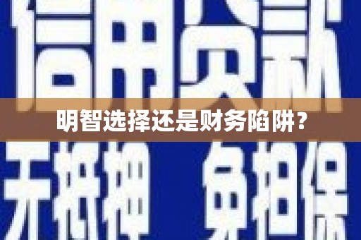 双河明智选择还是财务陷阱？
