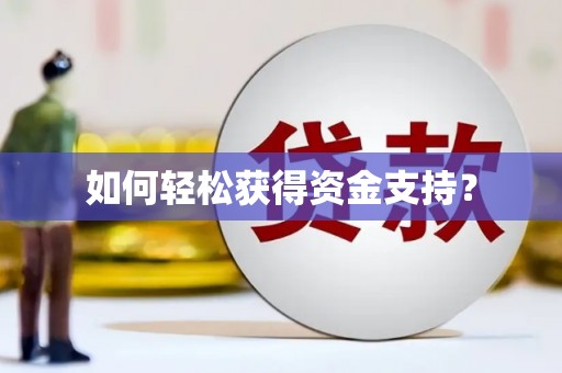 双河如何轻松获得资金支持？
