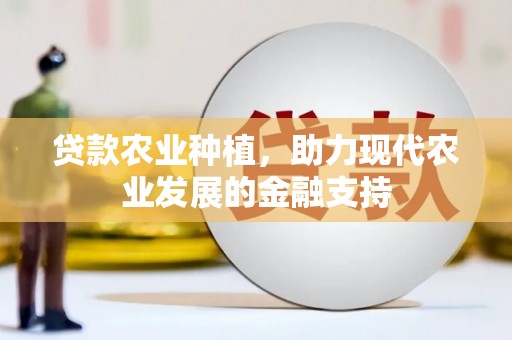 双河贷款农业种植，助力现代农业发展的金融支持
