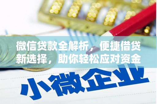 双河微信贷款全解析，便捷借贷新选择，助你轻松应对资金需求